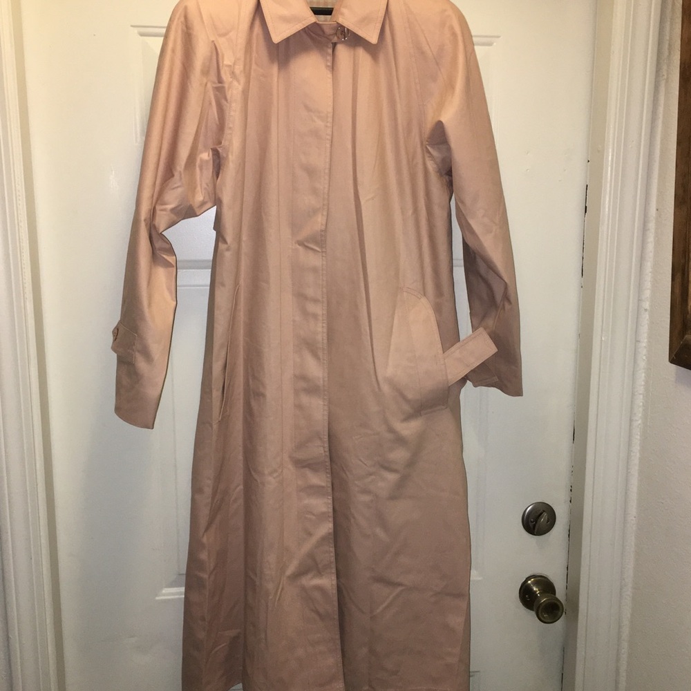 London Fog Dusty Rose/Blush Pink Trench Coat